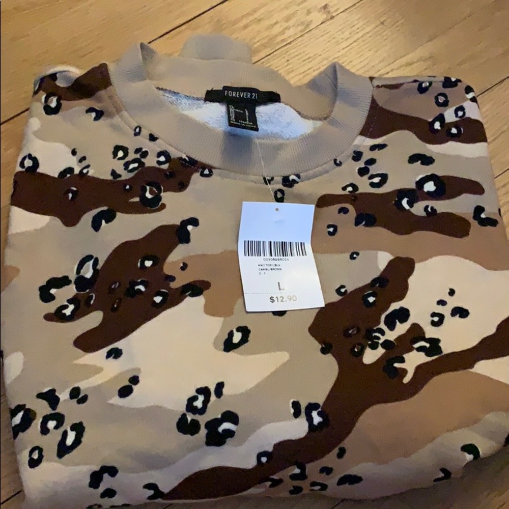 Forever 21 Cropped Long Sleeve